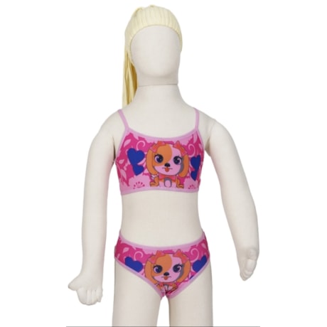 Conjunto infantil em viscolycra sublimada H17 Conjunto infantil em viscolycra sublimada H17