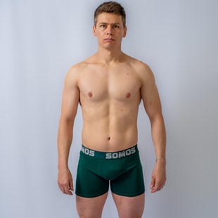 Cueca Boxer masculina em Algodão liso com elástico exposto D87